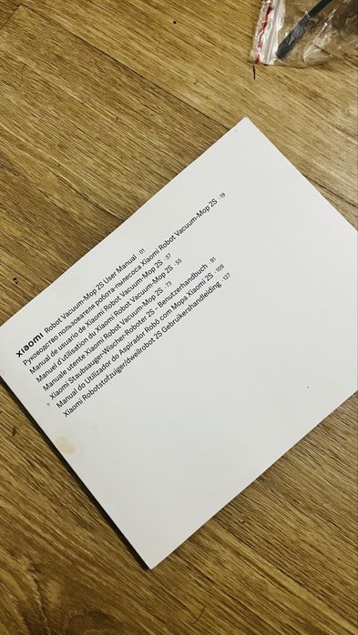 Xiaomi Vacuum Mop 2S – para peças / não funciona bem
