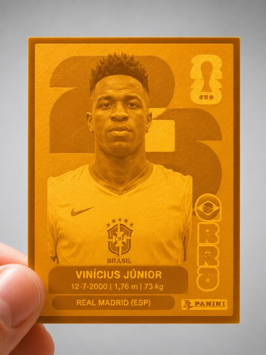 Craques World Cup 2026 – Figurinhas Panini Style - Impressão 3D