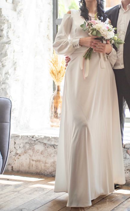 Свадебное красивое платье