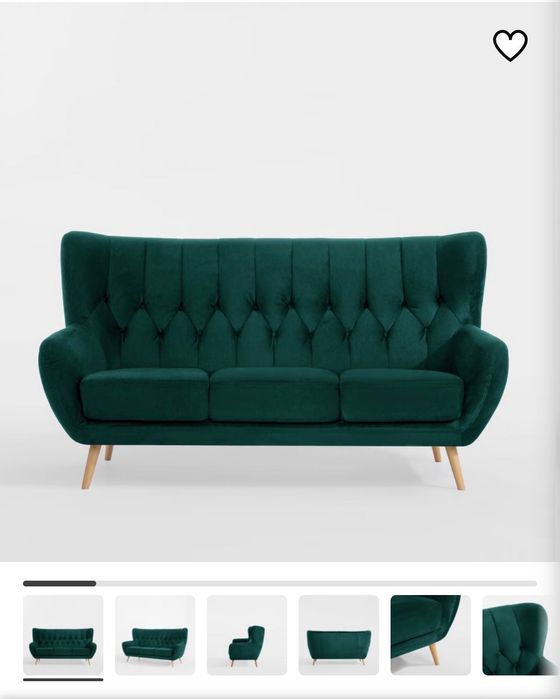 Sofa Kelso butelkowa zielen