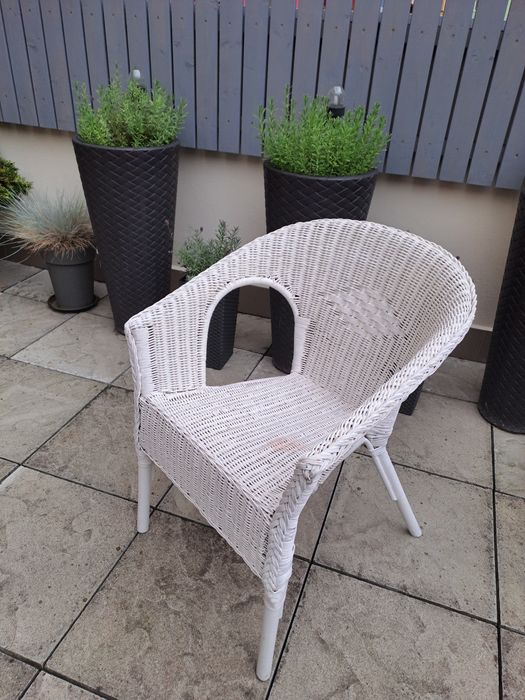 Krzeslo ratanowe ogrodowe Ikea