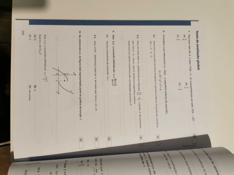 Preparar os testes de matemática 11 ano