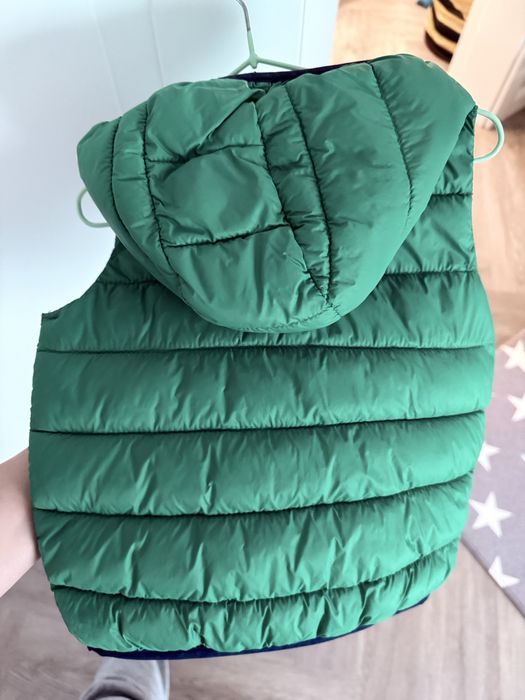 Bezrękawnik Benetton, kolor zielony, rozm. 82 (12-18 mies)