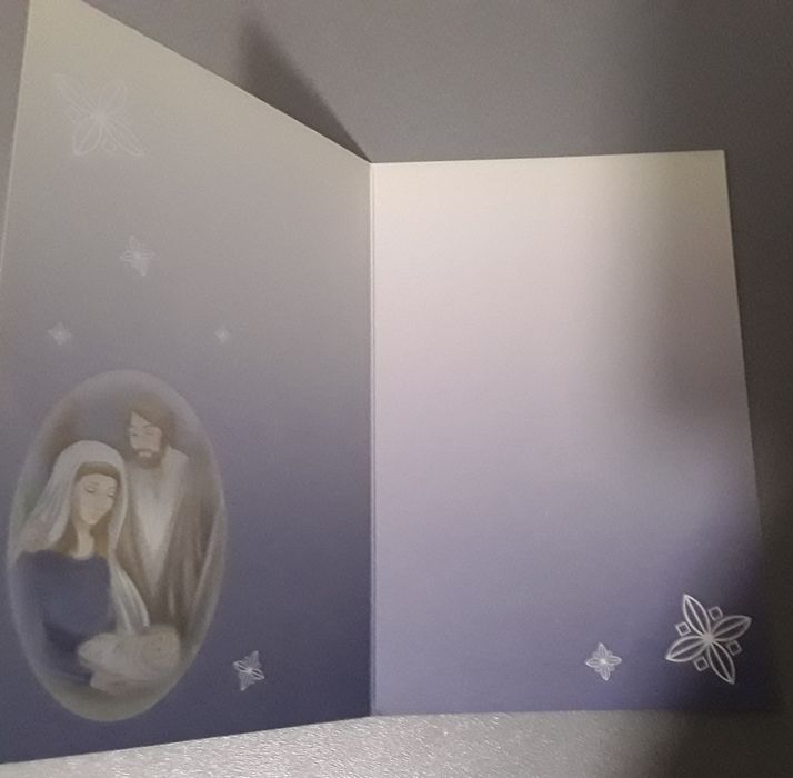 Conjunto de 2 postais de Natal, novos!