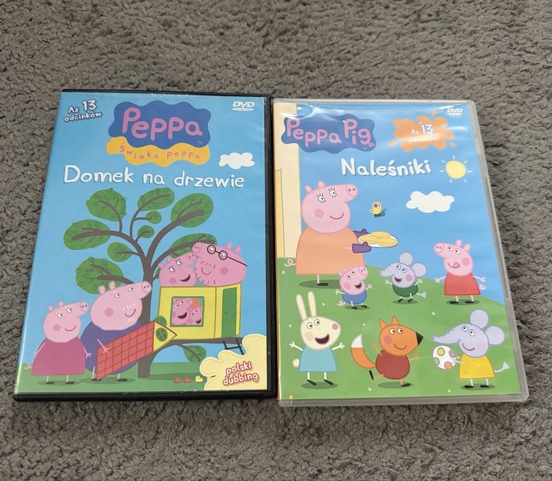 Zestaw bajek peppa pig naleśniki domek na drzewie DVD