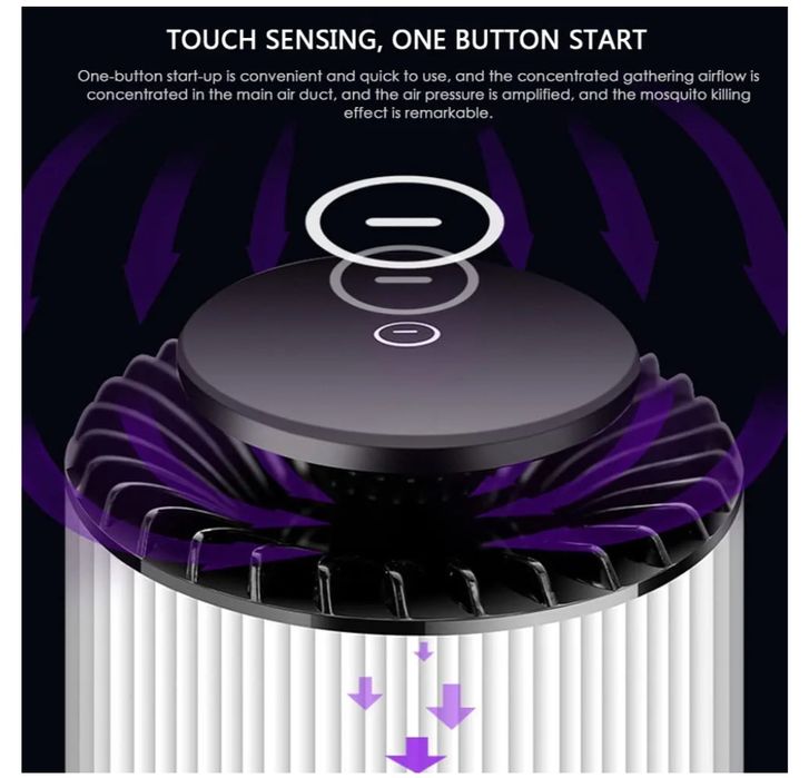 Oczyszczacz powietrza i lampa na komary