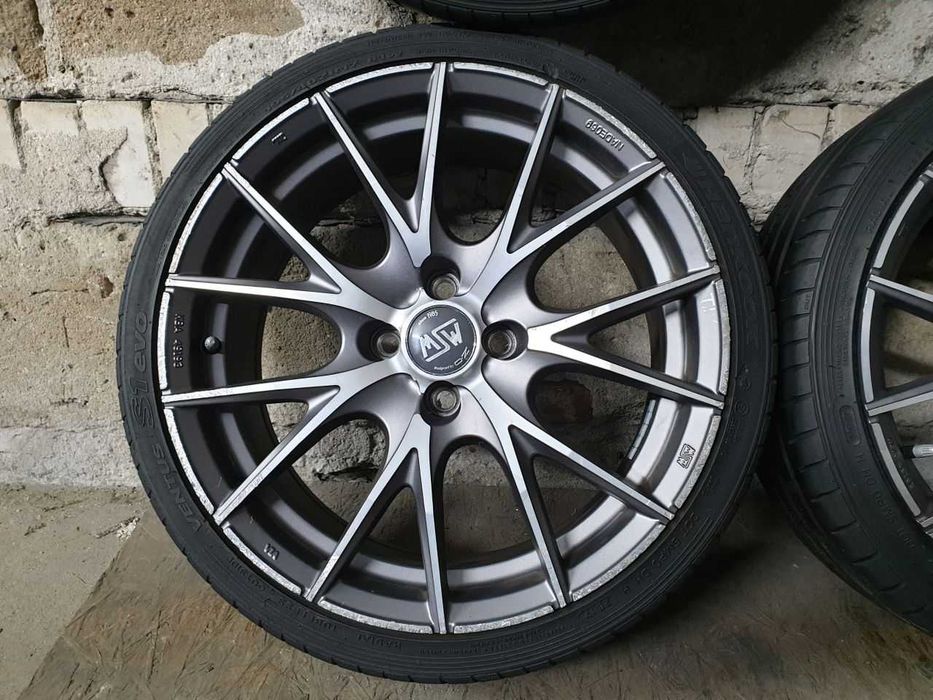 Felgi aluminiowe MSW R17 4x100 7JX17H2 ET 42 Hyundai Dacia Toyota Renault