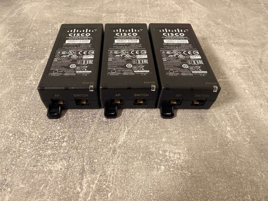 Блоки живлення Cisco Power Injector PoE 56V 0.285A 16W POE16U-1AF гот/безгот розрахунок