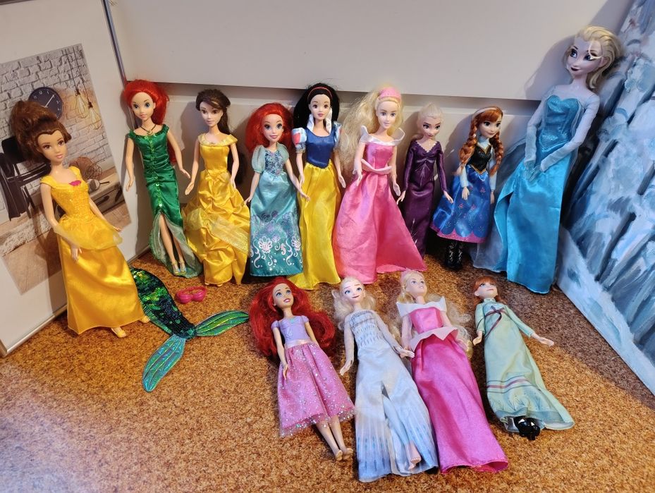 Zestaw lalek Barbie księżniczki Disney
