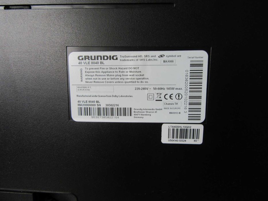 TV Grundig 40 cali