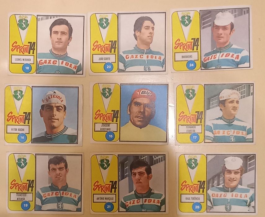 Lotes de cromos ciclistas, colecção Sprint 74