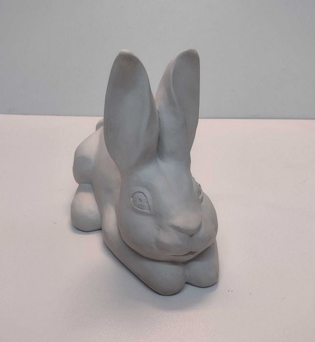 Duży Zając WIELKANOCNY 19 cm figura rzeźba królik