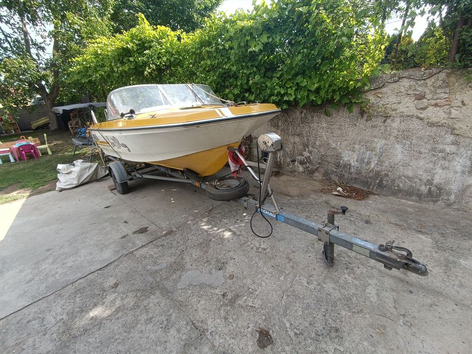 Łódka  motorówka 4mx1.6m 60km