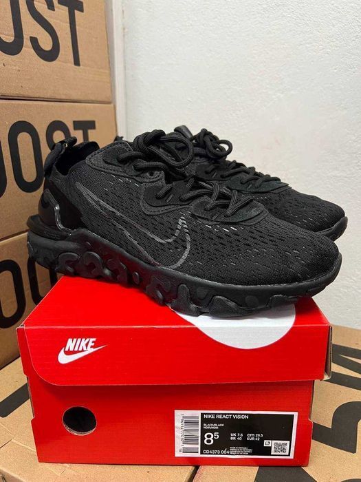 Мужские кроссовки Nike React Vision Lux Black. Размеры 40-45