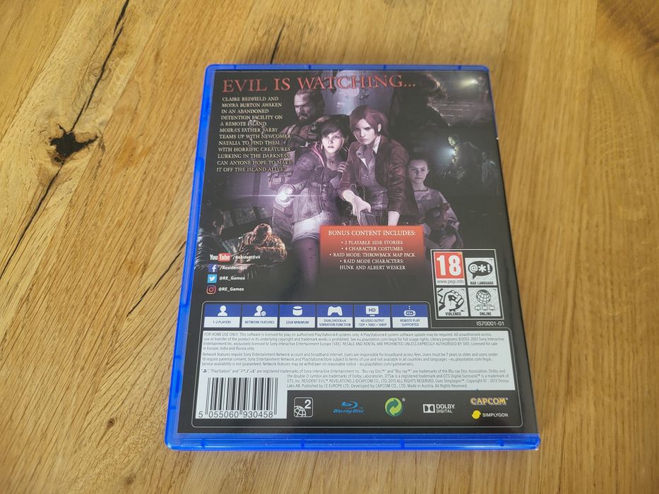 Resident Evil Revelations 2 PS4 PS5 PL