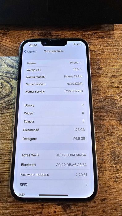 Iphone 13 Pro 128Gb gold Bat:90% Gwarancja/SklepGSM/Lwsk