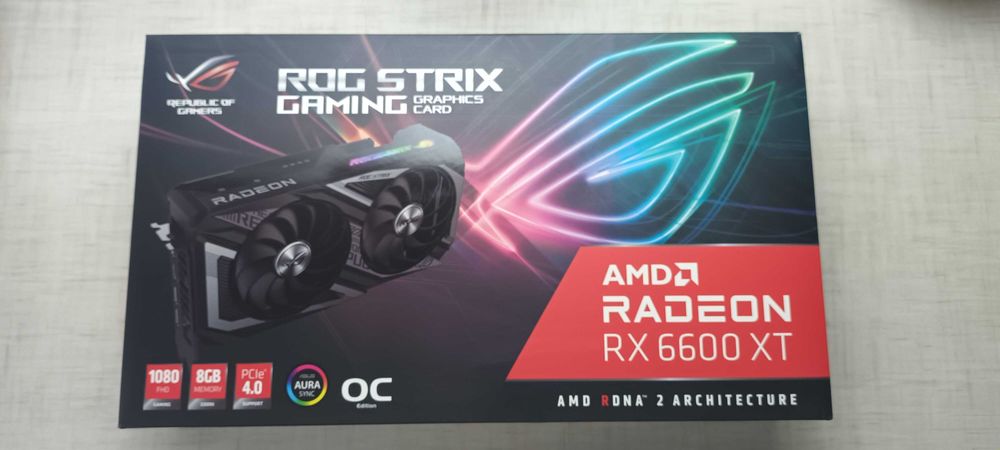 RX 6600XT Asus Rog Strix