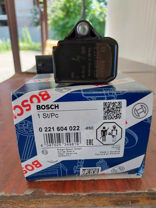Котушки запалювання Bosch 0 221 604 022