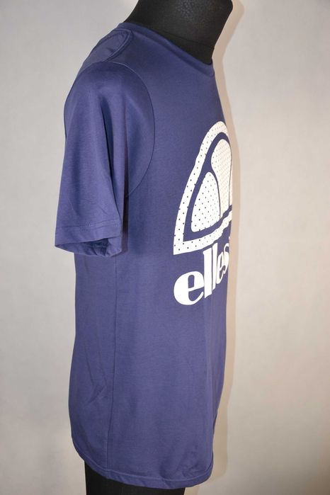ELLESSE Big Logo Nowa Koszulka Męska S Tshirt Oryginalna  Bawełna 100%