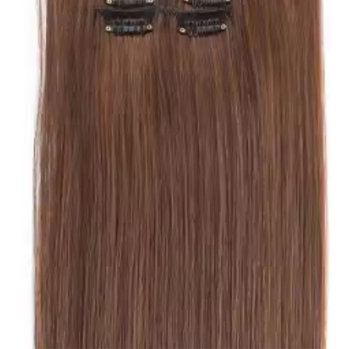 Треси 6 шт колір шатен накладне волосся 60 см