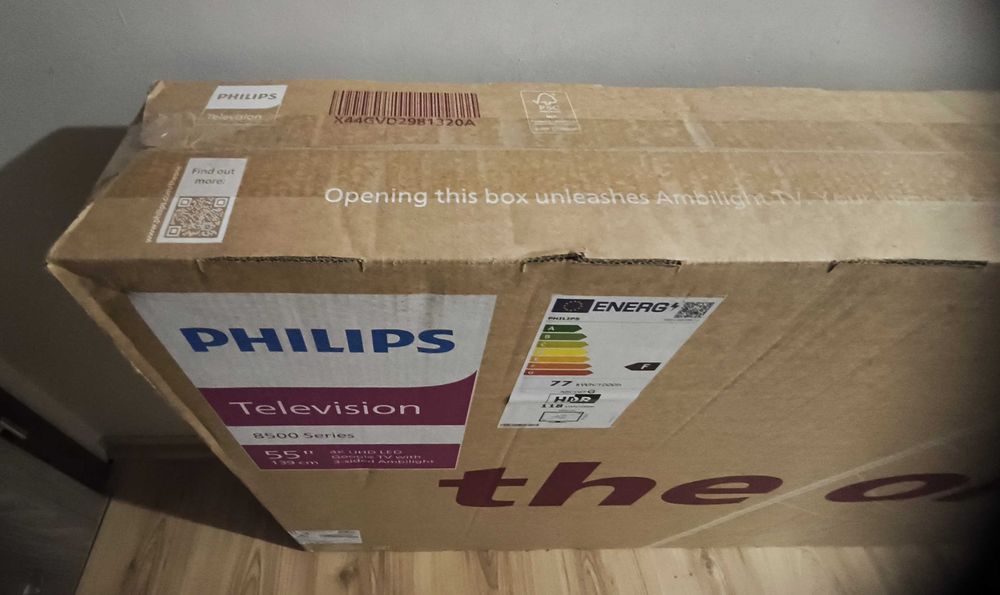 Nowy Telewizor Philips 55PUS8558 LED 55'' 4K UHD Google TV Ambilight