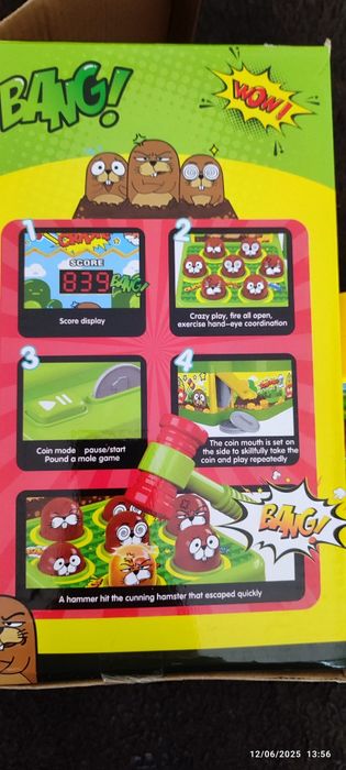 Pound a mole. Tap'taupe