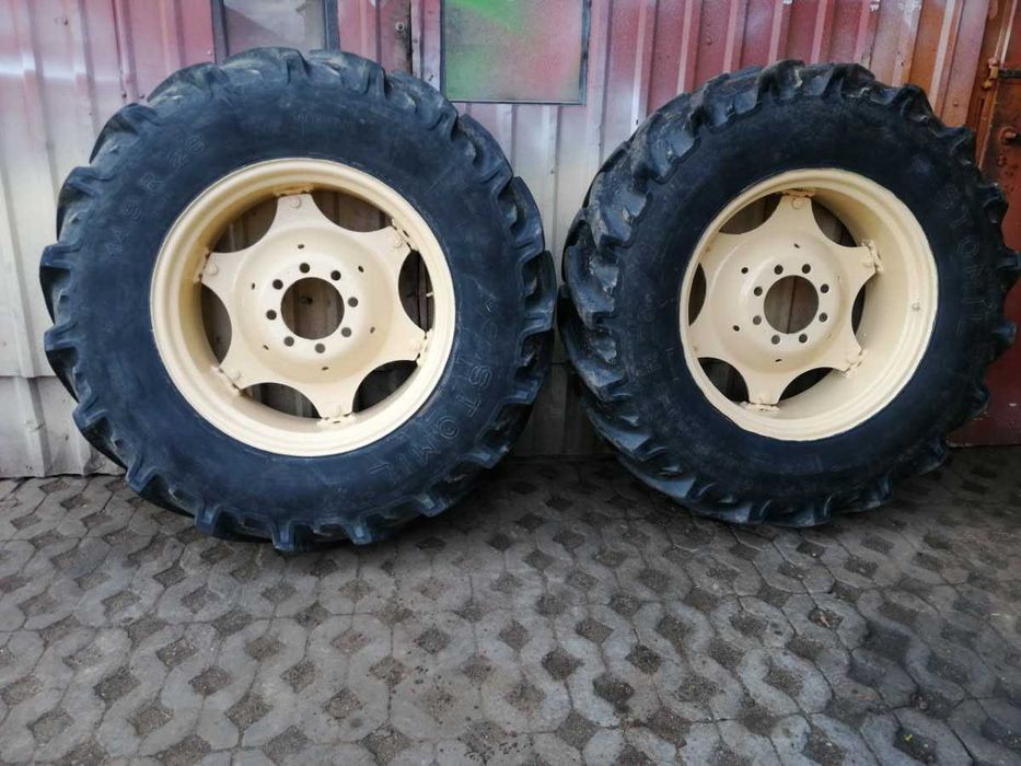 Ursus C-4011,C-355,C-360,Koła z Oponami,Stomil olsztyn, RADIALNE 14,9x28 Stan db,wysyłka