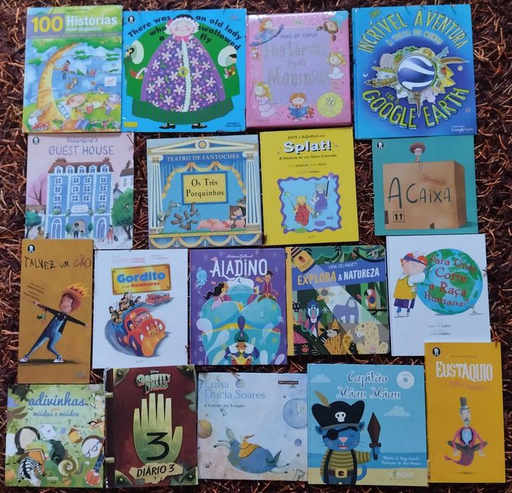Conjunto de livros infantis