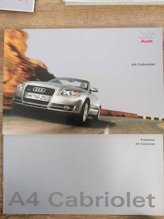 Prospekt Audi A4 B7 cabrio