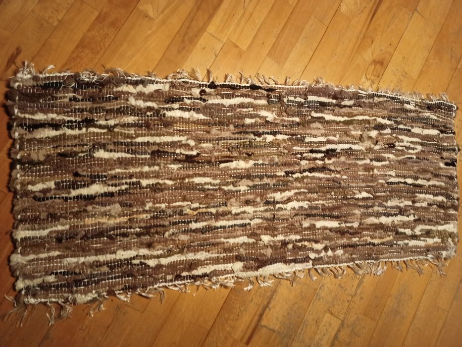 Tkany dywaniki z owczej wełny 150×60