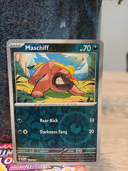 Carta Pokémon Maschiff [Reverse Holo] #135
