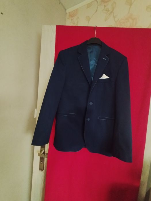 Garnitur granatowy Bruno Zinger