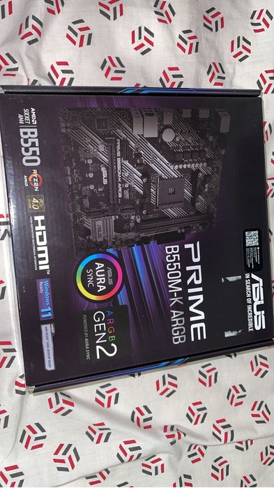 Placa-mãe ASUS B550M-K ARGB — AM4