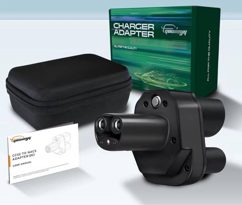 Перехідник,зарядний адаптер CCS2 Combo - Tesla DC Guwieyg