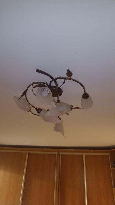 Торшер металевий