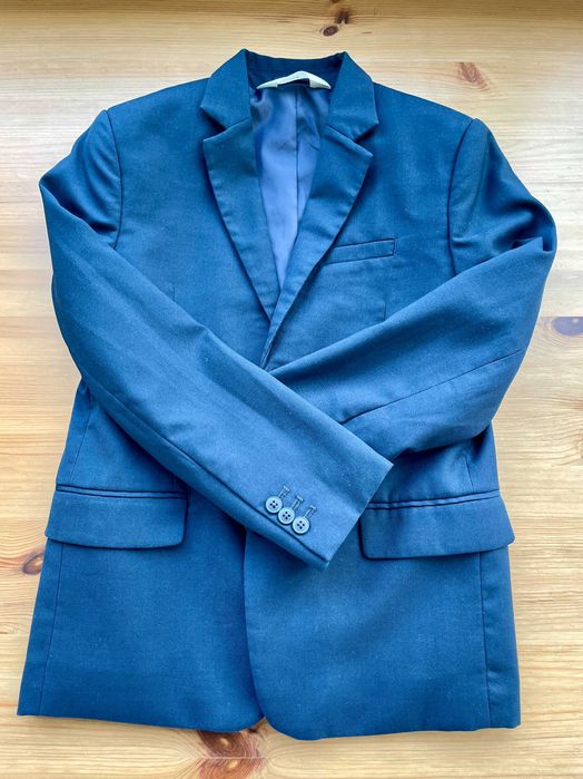 Casaco de fato azul escuro H&M – Tamanho 8-9 anos (134 cm)