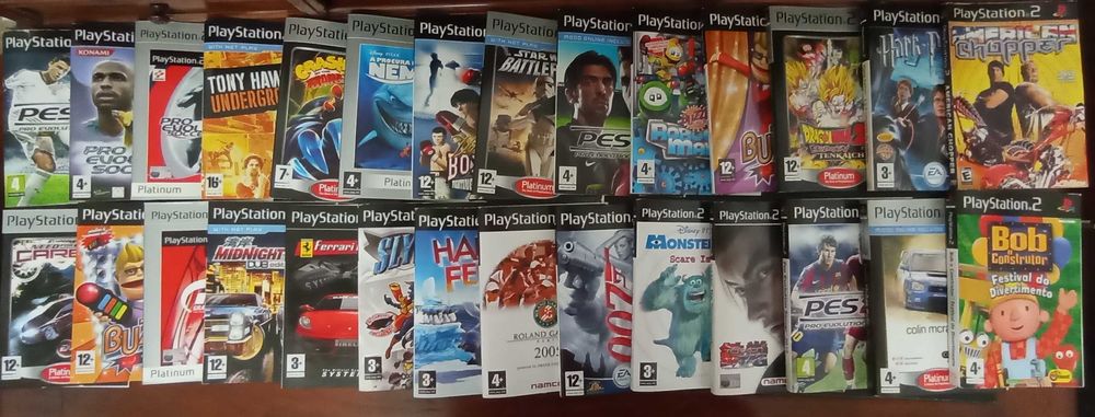 Capas e Manuais Playstation 2 (PS2)
