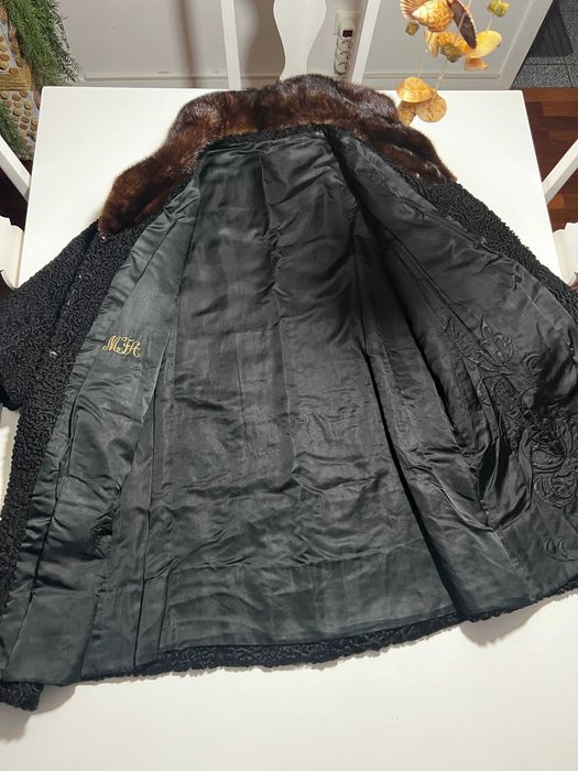 Casaco Astrakan genuino