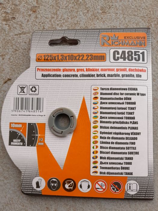 Tarcza do gresu płytek glazury