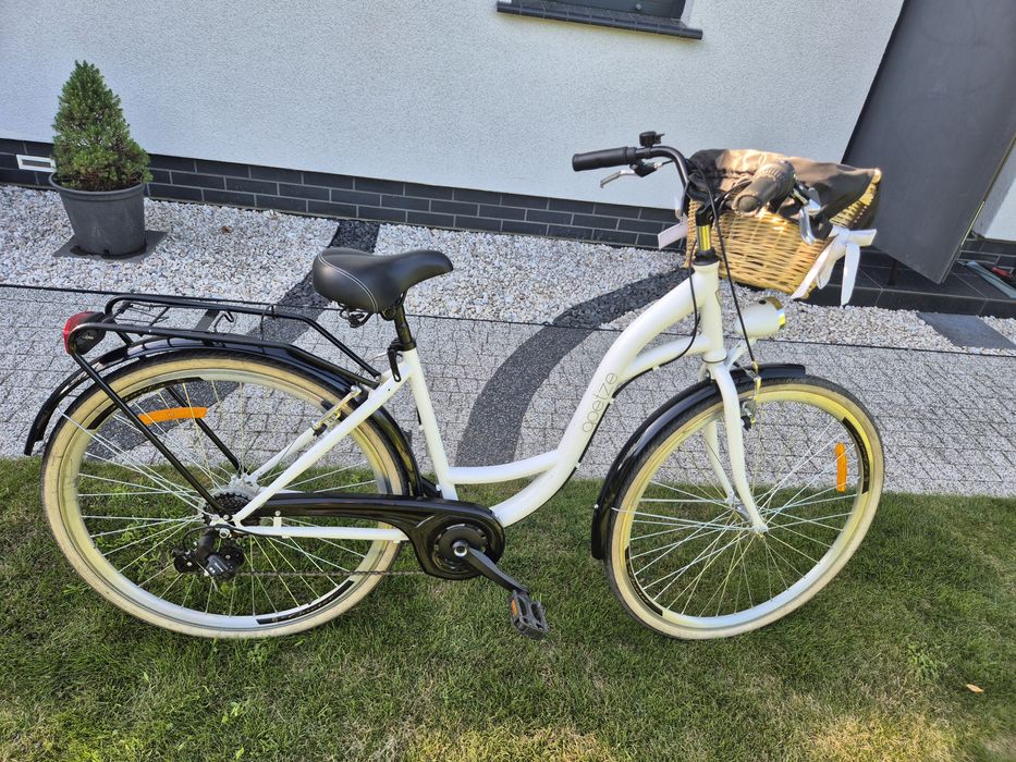 Rower Goetze 28 cali, biały