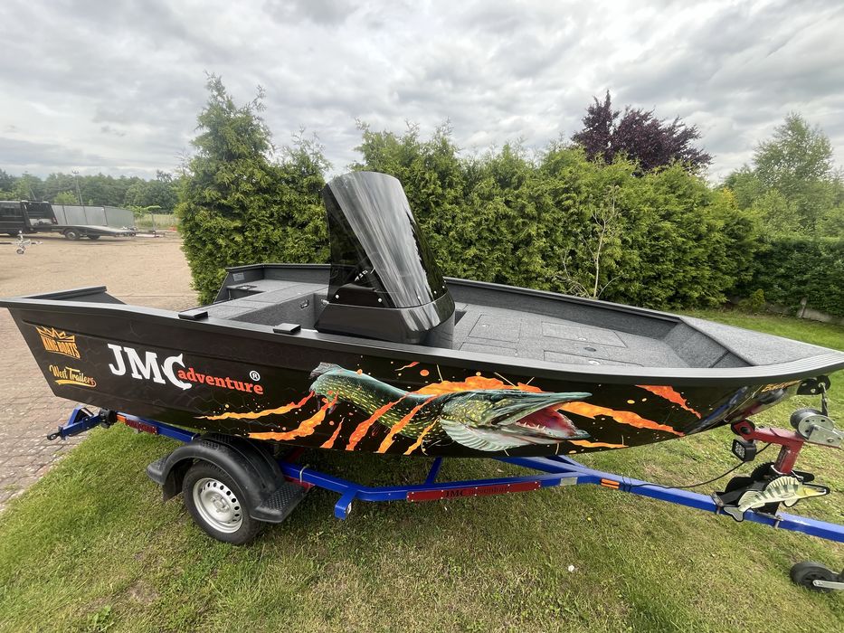KING BOATS 430 Łódz aluminiowa  łódka wedkarska