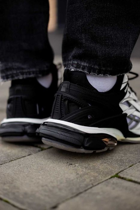 Мужские кроссовки Balenciaga Track 2 "Black/White" Размеры 40-45