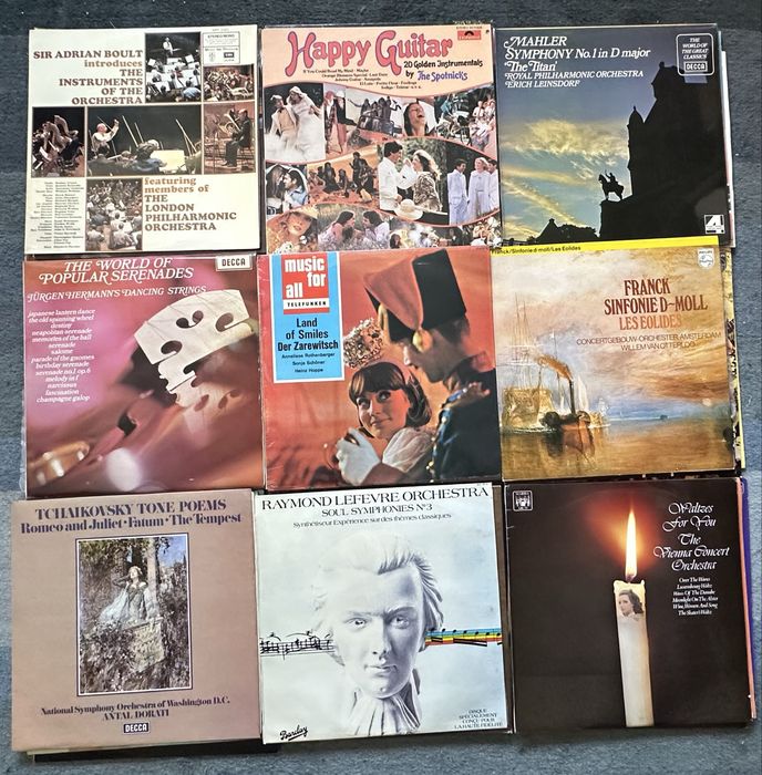 Lote 05 - 72 discos de vinil , Lp's - Musica Clássica