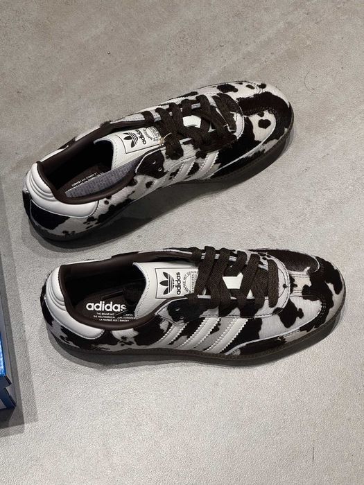 adidas Samba OG Cow Print Dark Brown White-Rozmiar 40