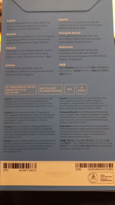 Czytnik ebookow kindle 10gen proloque