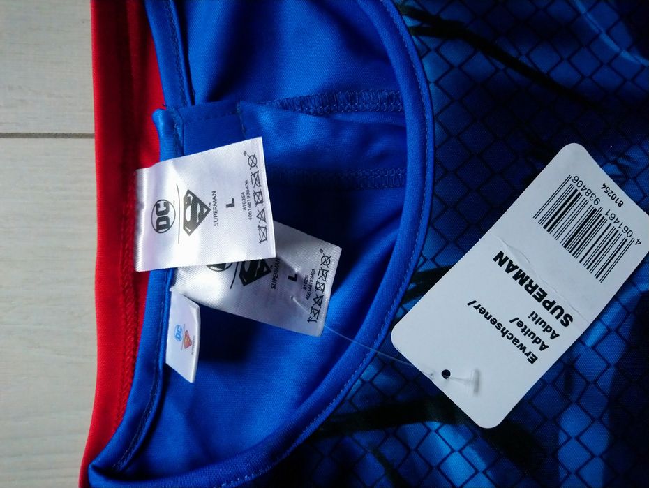 Косплей Супермен Superman L розмір новий костюм