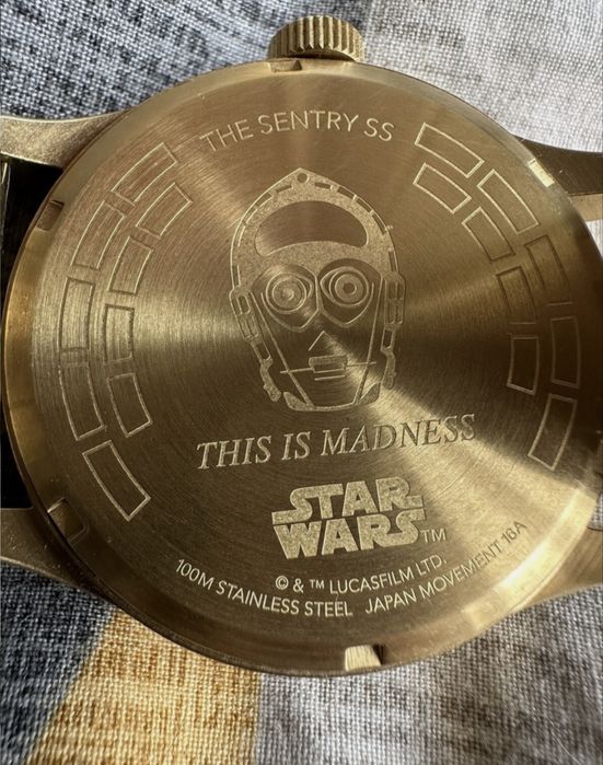Relógio Nixon x Star Wars Sentry SS (Edição C-3PO) - NOVO / Colecionador