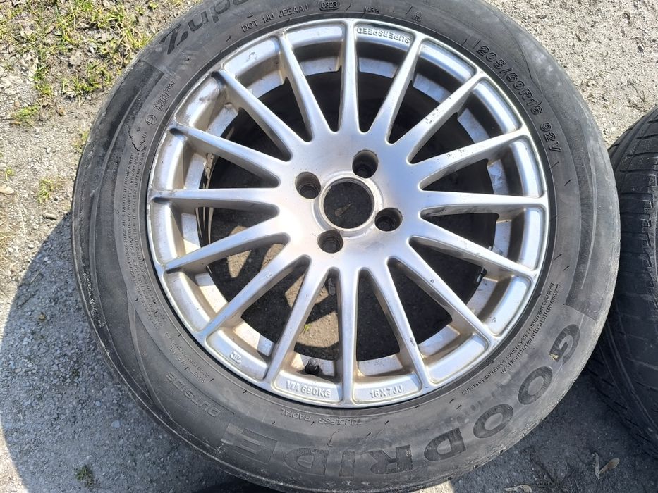 Alufelgi R16 4x100 205/60 letnie