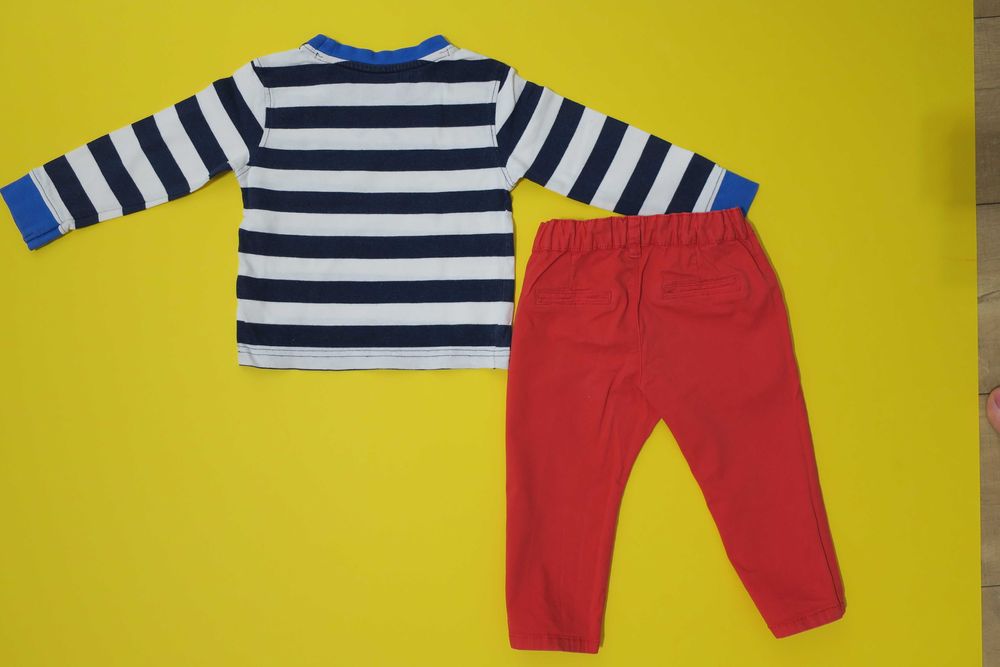Komplet dla niemowlaka: bluzeczka i spodnie Mayoral, rozm.80