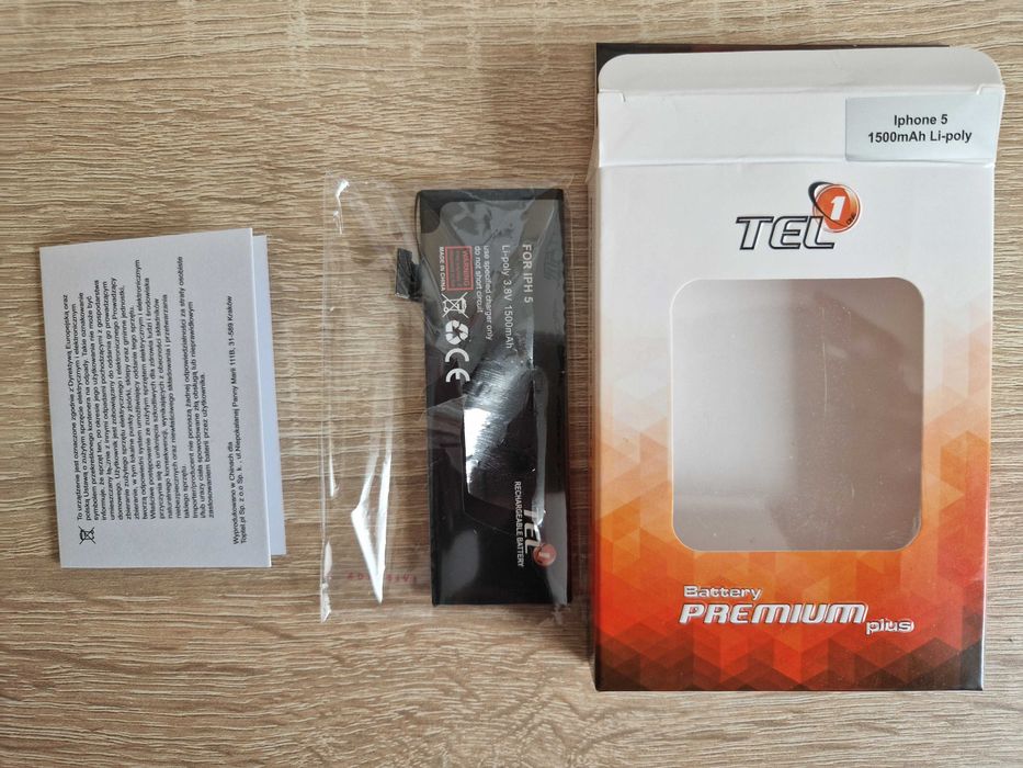 Bateria Tel1 do Iphone 5 1500mAh Li-poly